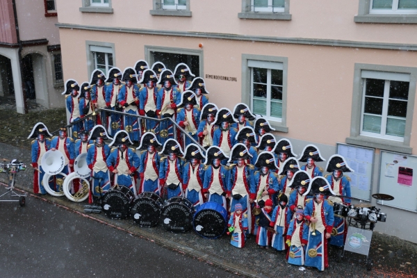 Napolen Gruppenfoto Guggen-Kostüm, Napoleon